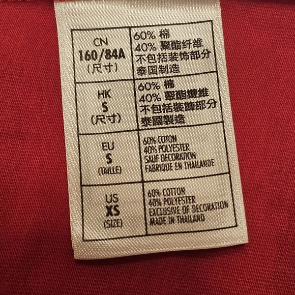 Disney Parks Women's Minni Mouse Red Tank with back cutout bows XSWorn once and - Picture 3 of 4